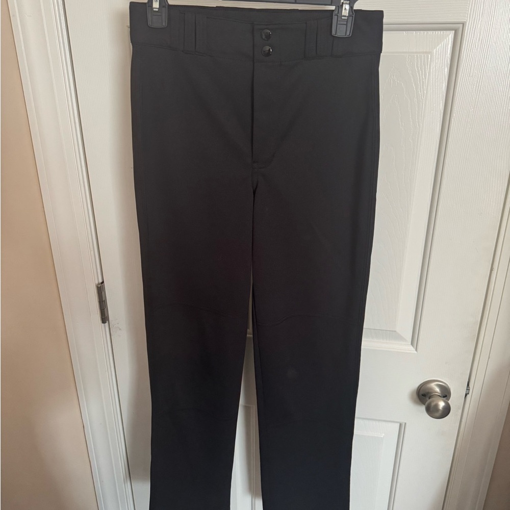 Boys Champro Black Baseball Pants XL Open Leg